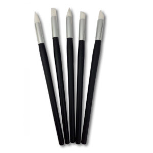 ست قلم طراحی ناخن 5 عددی سیلیکونی سالن